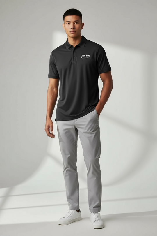Breathable Performance Polos - Black