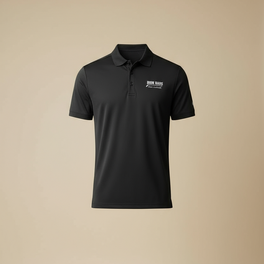 Breathable Performance Polos - Black